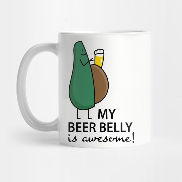 Beer beer belly avocado by spontania